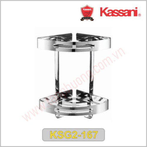 KỆ GÓC 2 TẦNG KASSANI KSG2-167